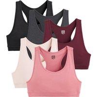 Pack of 5 Bralettes in Cotton