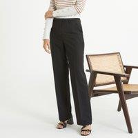 Recycled Wide Leg Trousers, Length 31.5"