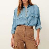 Botania Patch Pocket Shirt with Oversize Sleeves