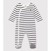 Breton Striped Sleepsuit in Organic Cotton