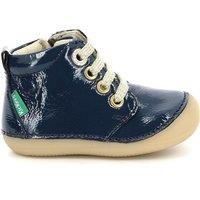 Kids Sonizip Ankle Boots in Leather with Laces