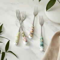 Set of 4 Morris & Co. Pastry Forks