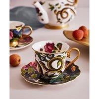 Creatures of Curiosity White Teacup & Saucer