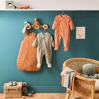 Pack of 2 Sleepsuits in Mountain Print Velour