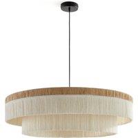 Signatures Kavi 86cm Diameter Fringed Raffia Ceiling Light