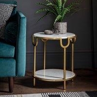 Darjee Two Tier Luxury Marble Side Table