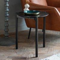 Hajipur Round Oak Side Table