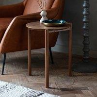 Hajipur Walnut Side Table