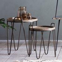 Konark Rustic Nest Tables (Set of 2)
