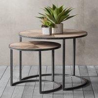 Kheda Round Coffee Table Nest (Set of 2)
