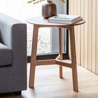 Murwara Round Oak Side Table