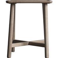 Kargil Scandi Solid Oak Square Side Table