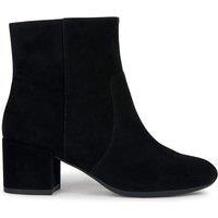 Eleana Breathable Ankle Boots in Suede with Heel