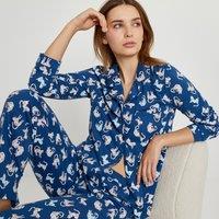 Cat Print Cotton Pyjamas