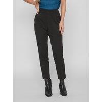 Slim Fit Tailored Trousers with High Waist