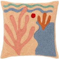 Corals Knitted Filled Cushion 45x45cm