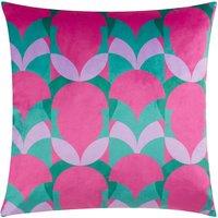 Raeya Art Deco Velvet Filled Cushion 45x45cm