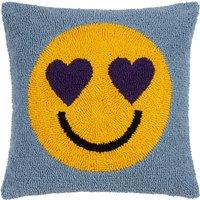 Smile Knitted Filled Cushion 45x45cm