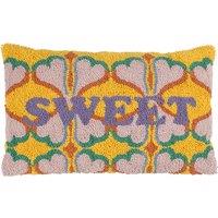 Sweet Knitted Filled Cushion 30x50cm