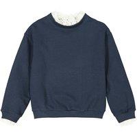 Broderie Anglaise Detail Sweatshirt