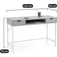 Dariel Wood & Metal Desk