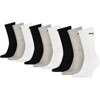 Pack of 9 Pairs of Crew Socks in Cotton Mix