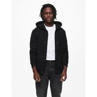 Ceres Cotton Mix Hoodie in Regular Fit with Zip Fastening