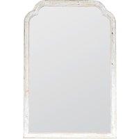 121x81cm White Wood Mirror