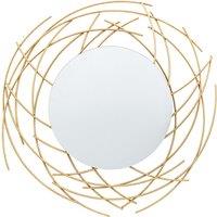 60cm Round Metal Mirror