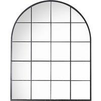 95x76cm Arched Window Mirror