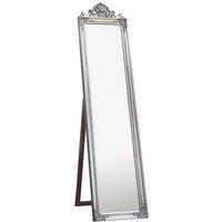 179x45cm Standing Wood Cheval Mirror