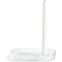 Set of 2 Sila Oval Glass Candle Holders