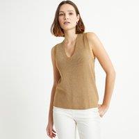 Sleeveless V-Neck Top