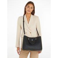 TH Emblem Crossbody Satchel