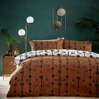 Desert Monkey Exotic Cotton Mix Duvet Cover and Pillowcase Set