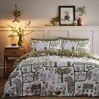 Frida Floral Reversible Cotton Mix Duvet Cover and Pillowcase Set