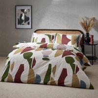 Meta Abstract Cotton Mix Duvet Cover and Pillowcase Set