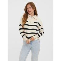 Striped Half Zip Jumper