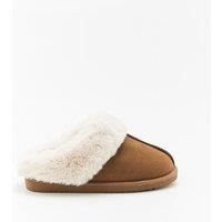 Faux Fur Lined Mules