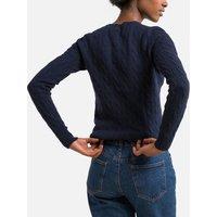 Julianna Cable Knit Jumper with Crew Neck