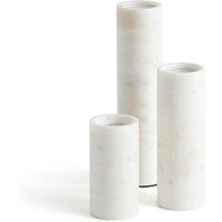 Set of 3 Scafi Marble Candle Holders