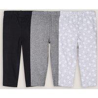 Pack of 3 Leggings in Cotton