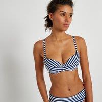 Striped Padded Bikini Top