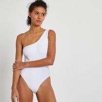 Seersucker Asymmetric Swimsuit