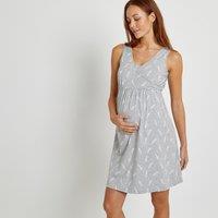 Maternity/Nursing Nightdress in Organic Cotton Mix