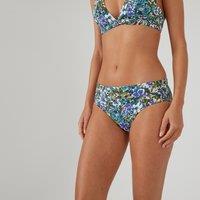 Turn-Down Bikini Bottoms in Floral Print