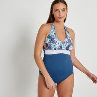 Tummy Toning Halterneck Swimsuit