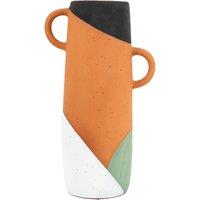 26cm Abstract Terracotta Vase
