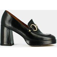 Virgile Polished Leather Loafers with Heel