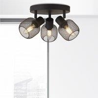 3 Round Light Cage Spotlight Ceiling Light